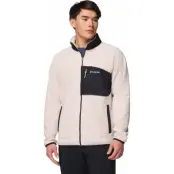 Columbia Men's Fast Trek Overlay Full Zip Fleece Jacket Dark Stone, Black