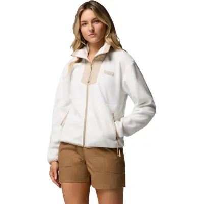 Columbia Women's Sequoia Grove Fleece Jacket Sea Salt, Ancient Fossil