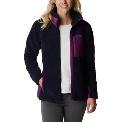 Columbia W's Archer Ridge Sherpa Jacket Dark Nocturnal/Plum