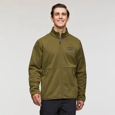 Cotopaxi Envo Fleece Full-Zip Jacket Heather Live Oak Heather Live Oak S