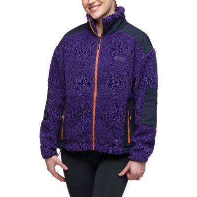 Cotopaxi Women's Bacano Fleece Jacket Black Violet And Carbon