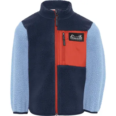 Didriksons Kids' Anten Full-Zip Winter Blue