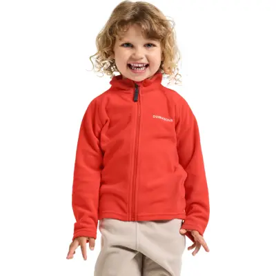 Didriksons Kids' Monte Full Zip 10 Paprika