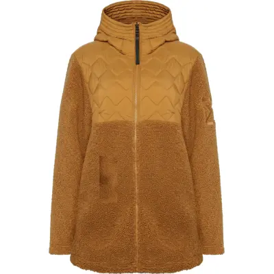 Didriksons Women's Bibi Full Zip 2 Spice Brown