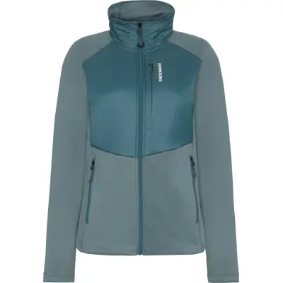 Didriksons Women's Mija Full Zip Factory Blue
