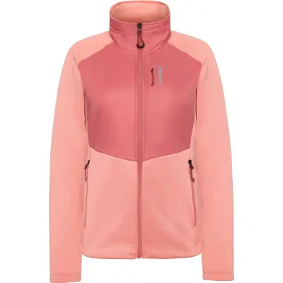 Didriksons Women's Mija Full Zip Powder Pink