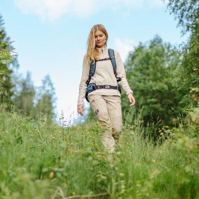 Essential Full-zip Fleece - Dam - Peyote, Storlek:4XL - Dam>Tröjor>Fleece&Mellanlager