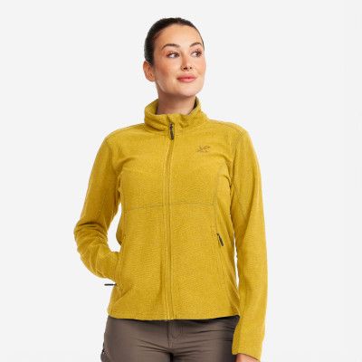 Essential Full-zip Fleece - Dam - Sauterne, Storlek:XS - Dam>Tröjor>Fleece