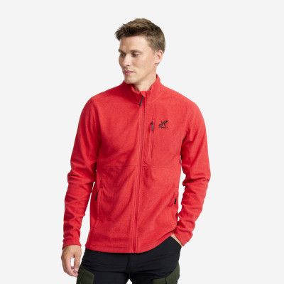 Essential Full-zip Fleece Herr Salsa, Storlek:4XL