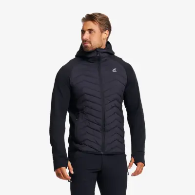 Evolution Hybrid Fleece Jacket Herr Black, Storlek:M