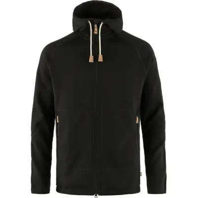 Fjällräven Men's Övik Fleece Hoodie Black