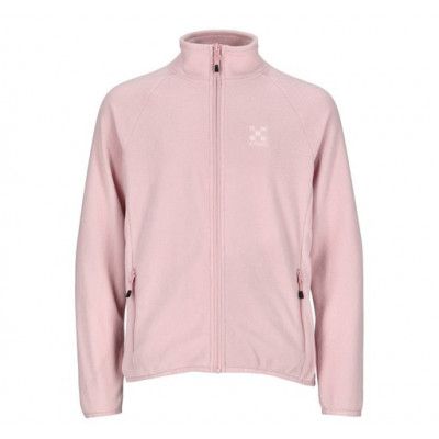Fleece Full Zip Jr, Cloudy Pink, 110,  Fleecetröjor