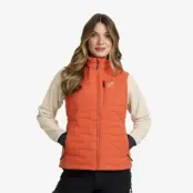 Flex Stretch Down Vest Dam Mecca Orange, Storlek:XL