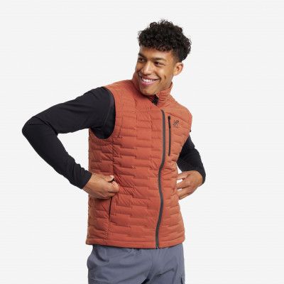 Flex Stretch Down Vest - Herr - Rusty Orange, Storlek:3XL - Jackor>Västar