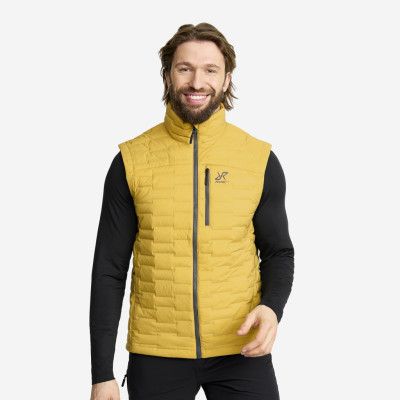 Flex Stretch Down Vest Herr Sauterne, Storlek:XL