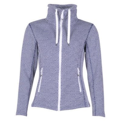 Freida W Melange Fleece Jacket, Navy, 48,  Fleecetröjor