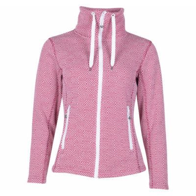 Freida W Melange Fleece Jacket, Passion Pink, 50,  Weather Report