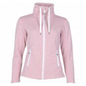 freida w melange fleece jacket, pink sand, 38,  weather report