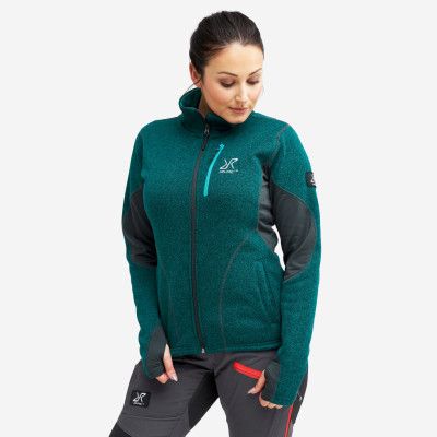 Fusion Fleece - Dam - Deep Teal, Storlek:L - Dam>Tröjor>Fleece