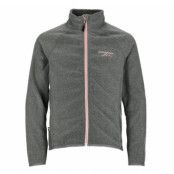 Geilo Fleece Jacket Jr, Charcoal Melange/Dusty Rose, 90,  Tröjor