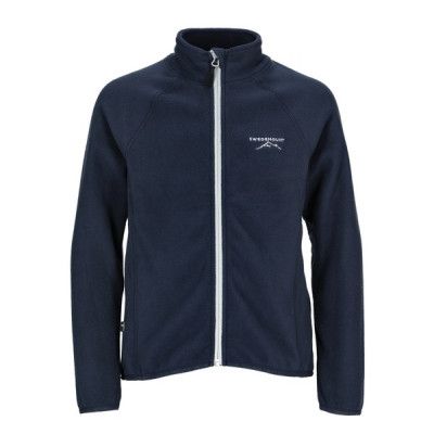Geilo Fleece Jacket Jr, Navy/Lt Grey, 150,  Tröjor