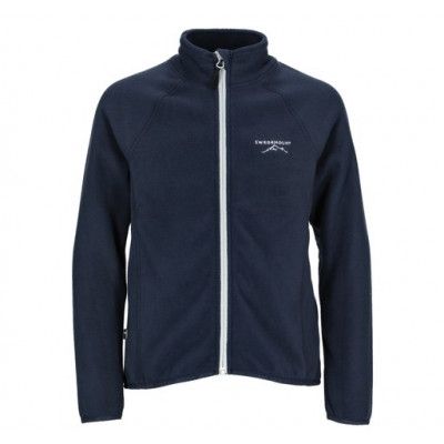 Geilo Fleece Jacket Jr, Navy/Lt Grey, 90,  Swedemount Jackor