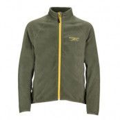 Geilo Fleece Jacket Jr, Olive/Mustard Yellow, 130,  Tröjor