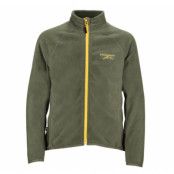 Geilo Fleece Jacket Jr, Olive/Mustard Yellow, 170, Tröjor