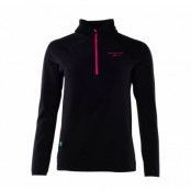 Geilo Half-Zip Fleece W, Black/Fresh Pink, 38,  Fleecetröjor