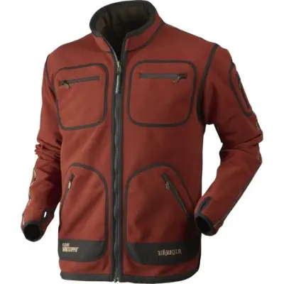 Härkila Kamko Windstopper Fleece Jacket Burnt Orange/Shadow Brown