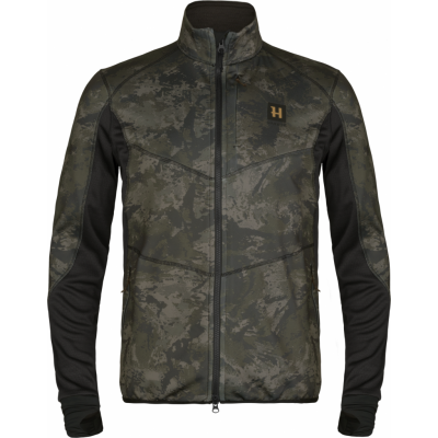 Härkila Men's Noctyx Camo Fleece Jacket Axis Msp Black/Black