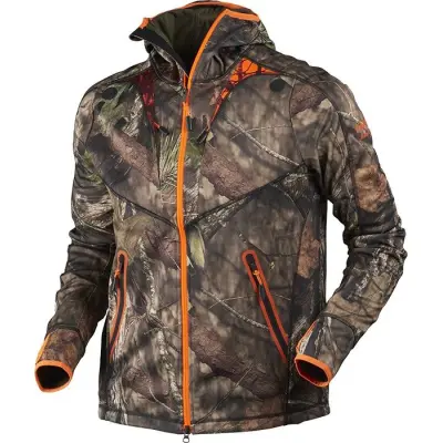 Härkila Moose Hunter Fleecejacka MossyOak New Break-Up/Blaze Orange