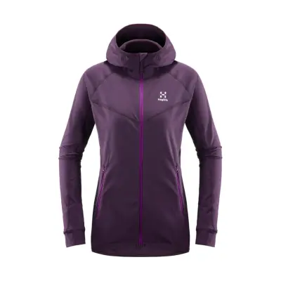 Haglöfs Lithe Hood Women Acai Berry/Lilac XS