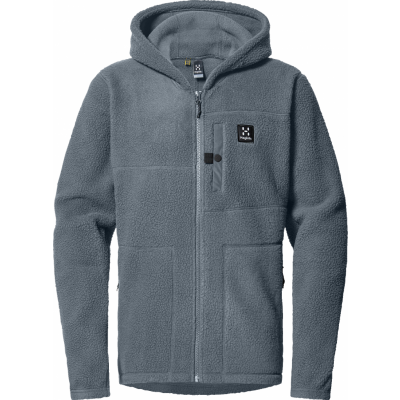 Haglöfs Men's Malung Pile Hood Steel Blue