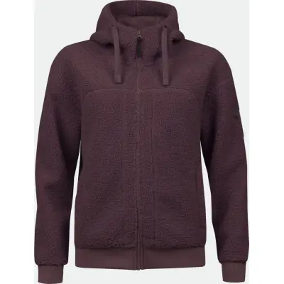 Halti Women's Lykky Fleece Jacket Fudge Maroon Red