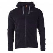 Hareid Fleece Jkt, Black Mel, S,  Bergans