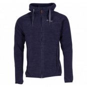 Hareid Fleece Jkt, Dk Navy Mel, S,  Bergans