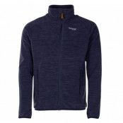 Hareid Fleece Jkt Nohood, Dk Navy Mel, Xl,  Bergans
