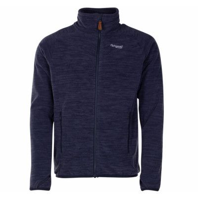 Hareid Fleece Jkt Nohood, Dk Navy Mel, Xl,  Bergans