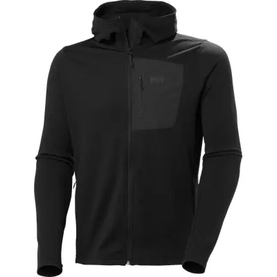 Helly Hansen Men's Versalite Hooded Fleece Jacket Black