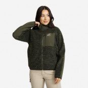 High Pile Fleece - Dam - Forest Night/Rosin Green Curved Nature, Storlek:4XL -