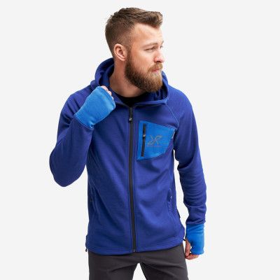 Illusion Hoodie - Herr - Blue Lagoon, Storlek:M - Herr>Tröjor>Hoodies