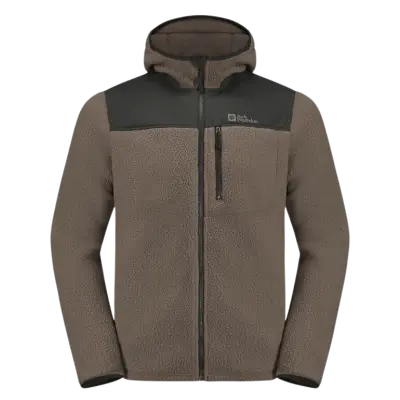 Jack Wolfskin Kammweg Pile FZ M's Cold Coffee