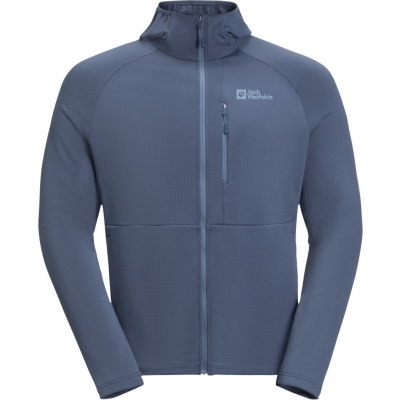 Jack Wolfskin Men's Kolbenberg Hooded Full Zip Evening Sky