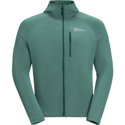 Jack Wolfskin Men's Kolbenberg Hooded Full Zip Jade Green