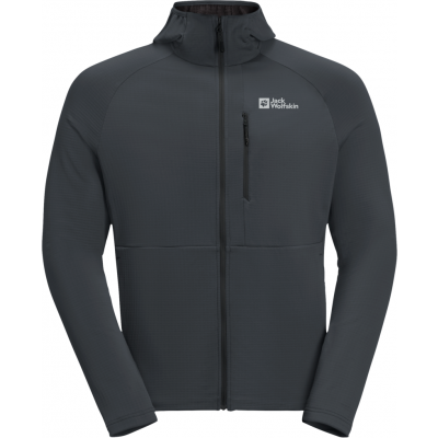 Jack Wolfskin Men's Kolbenberg Hooded Full Zip Phantom
