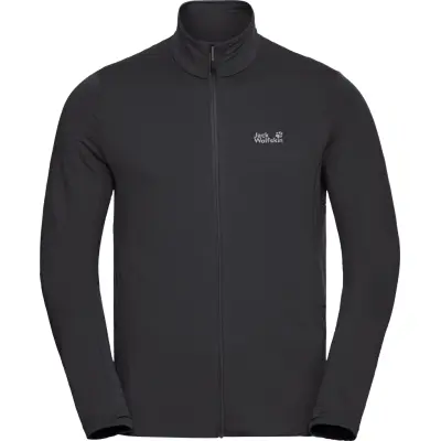 Jack Wolfskin Men's Litestride Full Zip Black