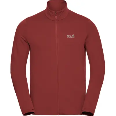 Jack Wolfskin Men's Litestride Full Zip Merlot