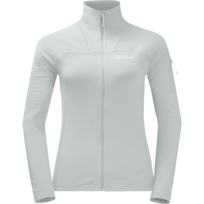 Jack Wolfskin Women's Prelight Full Zip Cool Grey