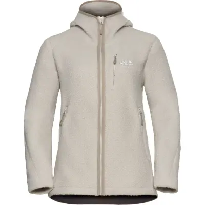 Jack Wolfskin Women's Cradle Mountain Pile Full Zip Pale Sand